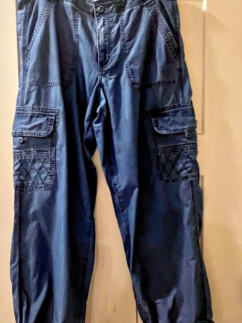 American Eagle Women's Blue Cargo Jogger Pants